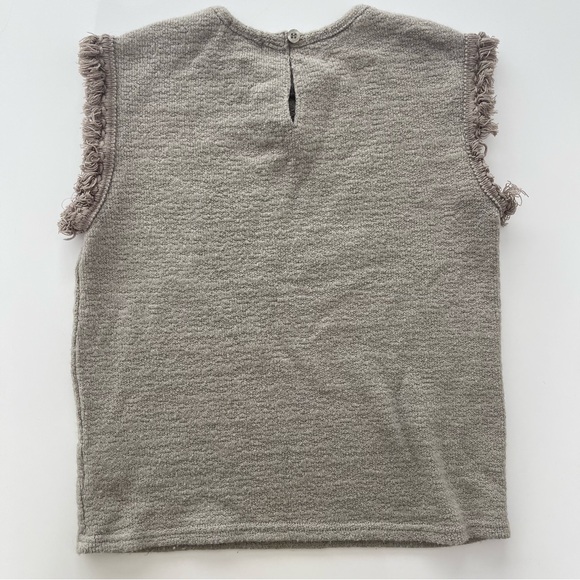 Bundle 3 Girls Tops Size 4T Knit Fringe Eyelet Chambray Olive Green Tunic - Picture 6 of 14